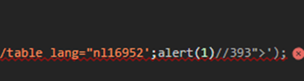 Executed in code - Burp